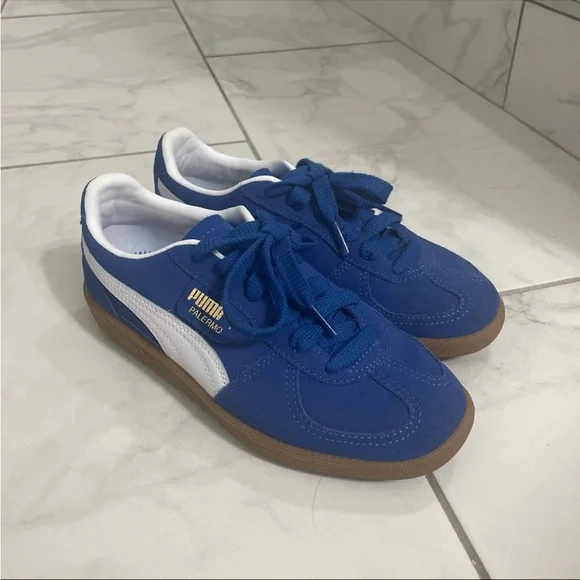 PUMA ★ Palermo Cobalt Glaze White Amazon.com | PUMA Palermo Unisex Sneakers, Cobalt Glaze